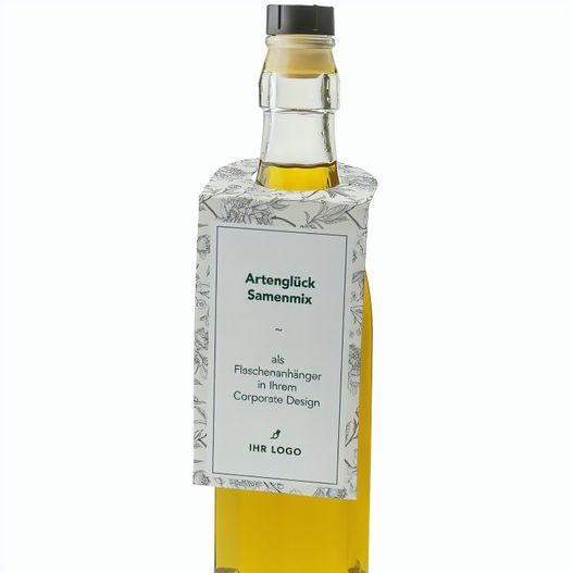 Flaschenhänger mit Samenbeutel Artenglück 5 m² (Bild 1)