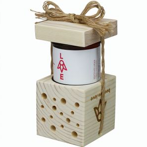 Wildbienen-Würfel Set midi mit beeswe.love Blütenhonig
