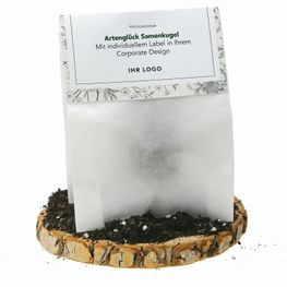 Samenkugel in Pergaminbeutel