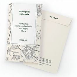 Produktabbildung Samenbriefchen Artenglück individuell bedruckt Samenbriefchen Artenglück individuell bedruckt