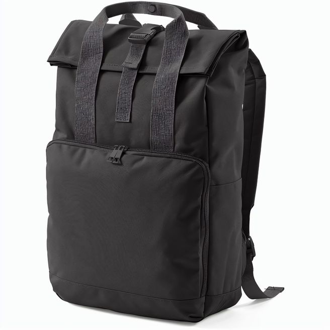 Produktabbildung Warsaw 20L Rucksack aus rPET.Roll-Top- und Schnallenverschluss Warsaw 20L Rucksack aus rPET.Roll-Top- und Schnallenverschluss