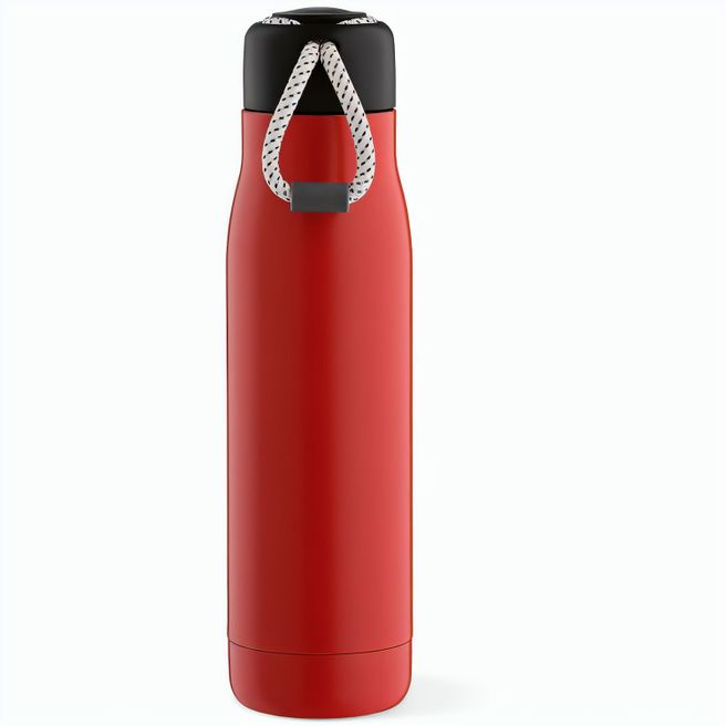 Produktabbildung Lena Trinkflasche recy.Edelstahl, 570 ml. Mit Tragegriff aus rPET Lena Trinkflasche recy.Edelstahl, 570 ml. Mit Tragegriff aus rPET