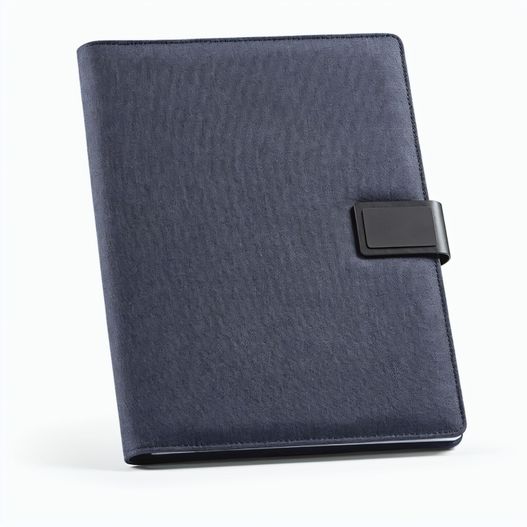 Tolstoy A4-Mappe rPET. Notizblock mit 64-seitigem FSC.Verschluss aus rPU (Bild 1)