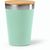 Don Reisebecher recy.Edelstahl mit Bambusdeckel, 400 ml. Doppelwandig (Bild 2)