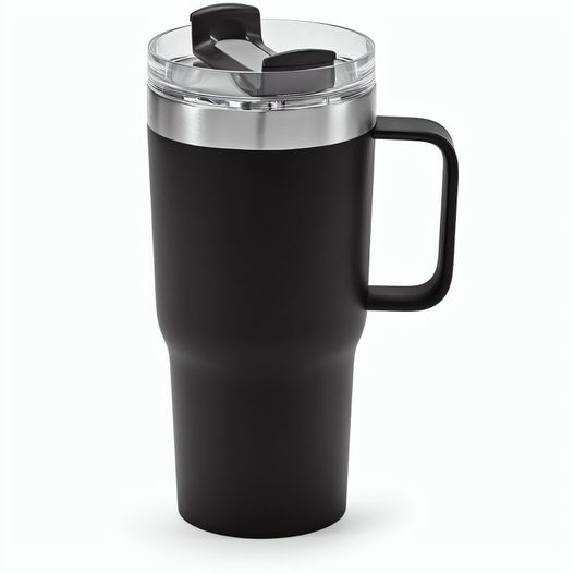 Neman Tasse recy.Edelstahl, 580 ml. Mit drehbarem Deckel (Bild 1)