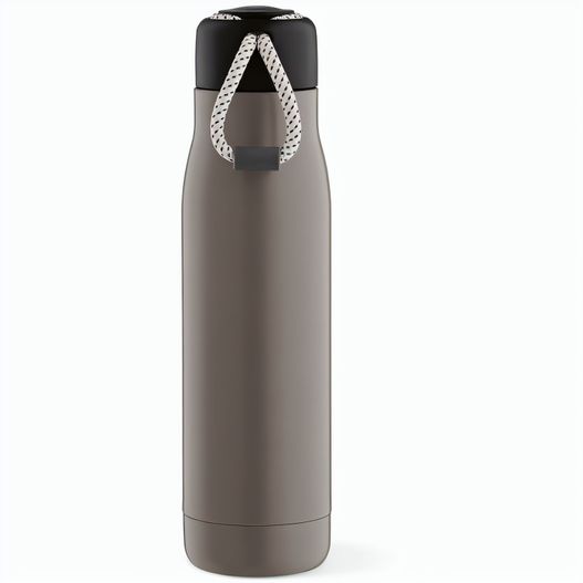 Lena Trinkflasche recy.Edelstahl, 570 ml. Mit Tragegriff aus rPET (Bild 1)