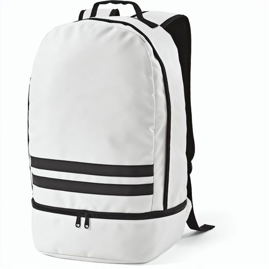 Produktabbildung Buenos Aires 25L Rucksack aus rPET. Reflektierende Frontstreifen Buenos Aires 25L Rucksack aus rPET. Reflektierende Frontstreifen (Bild 1)