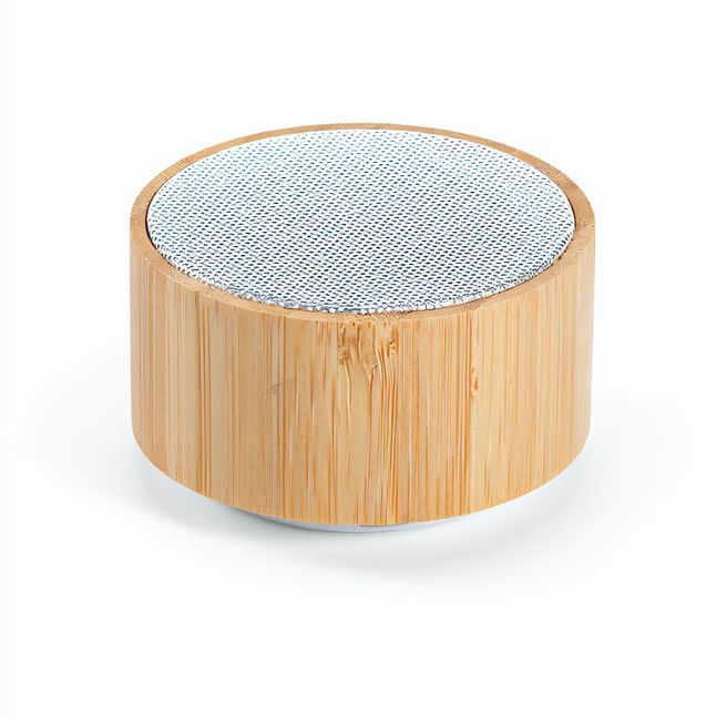 Produktabbildung Einstein Lautsprecher aus Bambus und rABS, 400 mAh. 3 Std Spielzeit Einstein Lautsprecher aus Bambus und rABS, 400 mAh. 3 Std Spielzeit