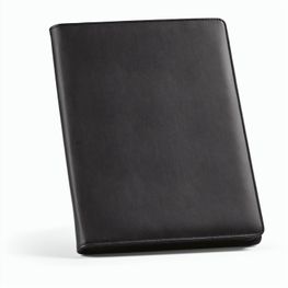 Orwell A4-Mappe aus rPU. Notizblock mit 64-seitigem FSC und Reißverschluss