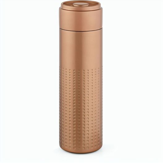 Produktabbildung Perfora Trinkflasche aus recy.Edelstahl, 540ml. Doppelwandig Perfora Trinkflasche aus recy.Edelstahl, 540ml. Doppelwandig (Bild 1)