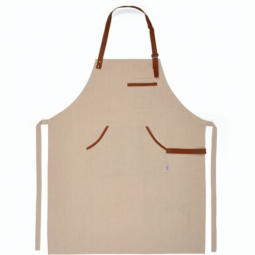 Produktabbildung Goya Schürze aus recy.Baumwolle 300 g/m² mit rPU-Details Goya Schürze aus recy.Baumwolle 300 g/m² mit rPU-Details (Bild 1)