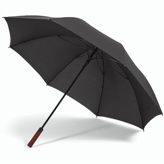 Produktabbildung Aretha 32"Regenschirm aus rPET. Winddicht mit automatischer Öffnung Aretha 32"Regenschirm aus rPET. Winddicht mit automatischer Öffnung (Bild 1)
