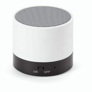 Gauss Lautsprecher aus rABS, 300 mAh. 1,5 Std Spielzeit. 3 W Leistung