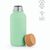 Volga Trinkflasche recy.Edelstahl.Korkdeckel, 530 ml. Auslaufsicher (Bild 4)