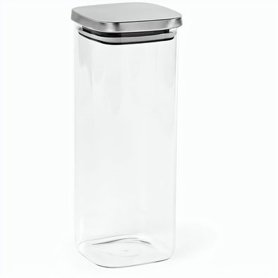 Produktabbildung Delacroix 2100 Behälter aus Borosilikatglas, 2130ml. Deckel aus recy.Edelstahl Delacroix 2100 Behälter aus Borosilikatglas, 2130ml. Deckel aus recy.Edelstahl