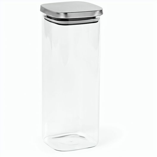 Produktabbildung Delacroix 2100 Behälter aus Borosilikatglas, 2130ml. Deckel aus recy.Edelstahl Delacroix 2100 Behälter aus Borosilikatglas, 2130ml. Deckel aus recy.Edelstahl (Bild 1)