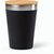 Don Reisebecher recy.Edelstahl mit Bambusdeckel, 400 ml. Doppelwandig (Bild 2)