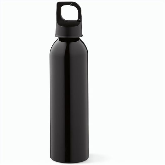 Produktabbildung Mackenzie Trinkflasche rAluminium, 690 ml. Auslaufsicher. Mit Karabinerdeckel Mackenzie Trinkflasche rAluminium, 690 ml. Auslaufsicher. Mit Karabinerdeckel (Bild 1)