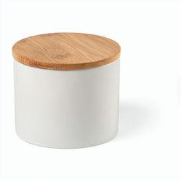 Produktabbildung Munch 500 Behälter aus Keramik, 525 ml. Mit Bambusdeckel Munch 500 Behälter aus Keramik, 525 ml. Mit Bambusdeckel