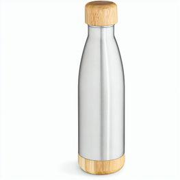 Congo Trinkflasche recy.Edelstahl und Bambus, 780ml. Doppelwanding