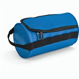 Riga 5,7L Kulturtasche aus rPET. Zylindrische Form mit Tragegriff