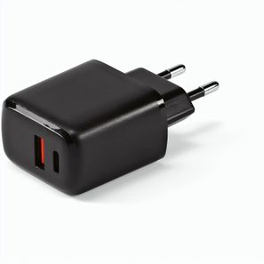 Franklin Wandladegerät rABS, 20W. Schnellladung über USB-C und USB-A