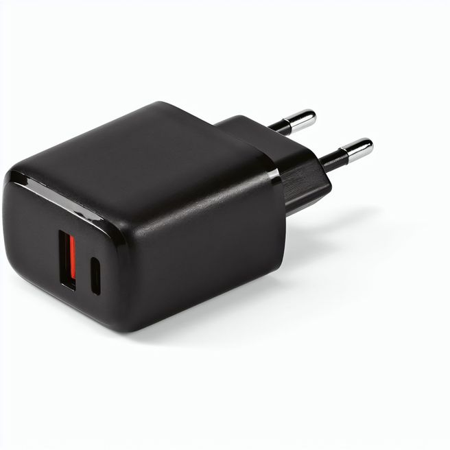 Produktabbildung Franklin Wandladegerät rABS, 20W. Schnellladung über USB-C und USB-A Franklin Wandladegerät rABS, 20W. Schnellladung über USB-C und USB-A