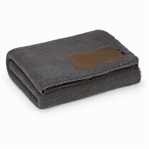 Mondrian Decke  rPET- und Wollmischung. Mit personalisierbarem Aufnäher