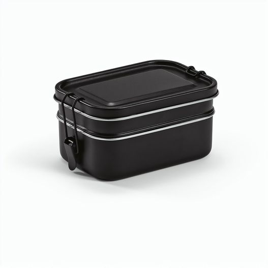 Tintoretto Lunchbox recy.Edelstahl, 1240 ml. Mit seitliche Verschlussklammern (Bild 1)