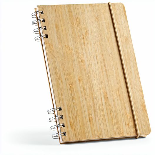Produktabbildung Dante A5 Notizbuch mit Bambuseinband. 196 Seiten aus 70gsm recy. Papier Dante A5 Notizbuch mit Bambuseinband. 196 Seiten aus 70gsm recy. Papier (Bild 1)