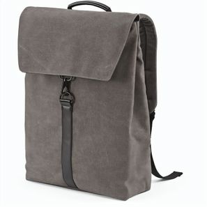 Prague 25L Rucksack, recy.Baumwolle. Hakenverschluss. Laptops bis 17"