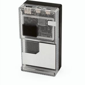 Elexa Powerbank aus rABS mit 20000 mAh. Lädt auch Laptops. LED-Anzeige