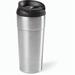 Produktabbildung Columbia Reisebecher recy.Edelstahl, 510ml. Doppelwandig mit Schiebedeckel Columbia Reisebecher recy.Edelstahl, 510ml. Doppelwandig mit Schiebedeckel