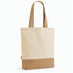 Puncak Einkaufstasche recy.Baumwolle (180 g/m²) und Jute (275 g/m²)