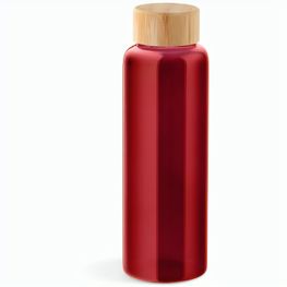 Indus Trinkflasche aus Borosilikatglas mit Bambusdeckel, 510 ml