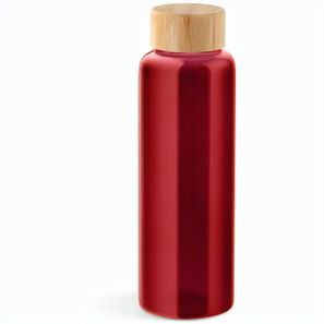 Indus Trinkflasche aus Borosilikatglas mit Bambusdeckel, 510 ml