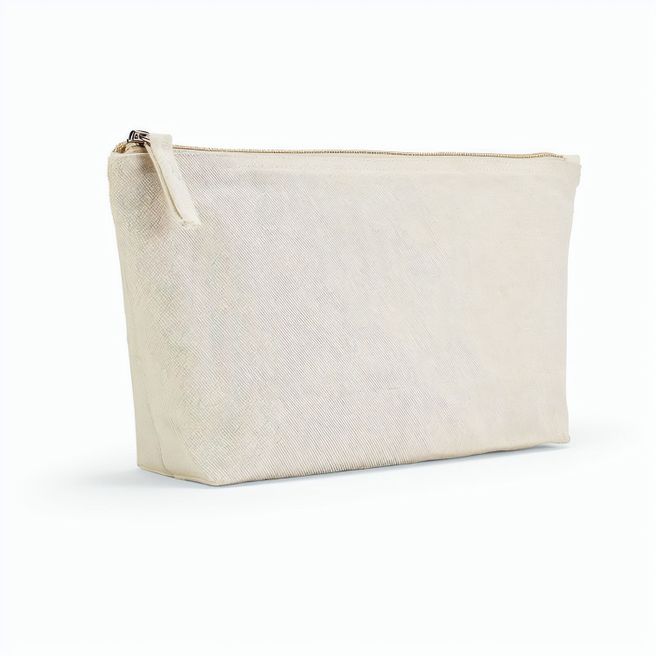 Cairo L 3,9L Kulturtasche, 320gsm recy.Baumwolle mit Reißverschluss