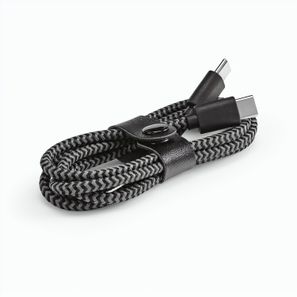 Koch Kabel aus rPET. 1 m. USB-C auf USB-C. Schnellladefunktion