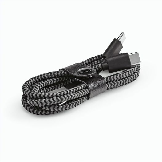 Koch Kabel aus rPET. 1 m. USB-C auf USB-C. Schnellladefunktion (Bild 1)