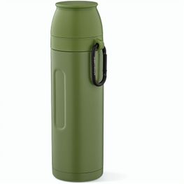Loire Thermos aus recy.Edelstahl, 810 ml. Mit 2 Bechern und Karabiner
