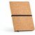 Goethe A5 Notizbuch mit Korkeinband. 196 Seiten aus 70 gsm recy.Papier (Bild 1)