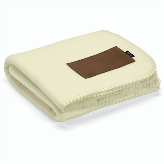 Pollock Decke aus rPET (180 g/m²). Mit personalisierbarem Aufnäher (Bild 1)