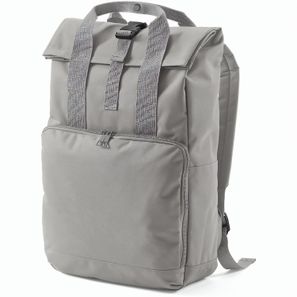 Warsaw 20L Rucksack aus rPET.Roll-Top- und Schnallenverschluss