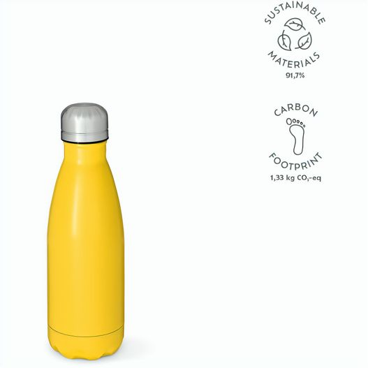Produktabbildung Mississippi 450 Trinkflasche recy.Edelstahl, 430 ml. Doppelwandig Mississippi 450 Trinkflasche recy.Edelstahl, 430 ml. Doppelwandig (Bild 1)