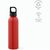 Mackenzie Trinkflasche rAluminium, 690 ml. Auslaufsicher. Mit Karabinerdeckel (Bild 2)