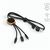 Asimov 5-in-1 Kabel aus Bambus und rPET. Mit hinterleuchtetem Logo (Bild 3)