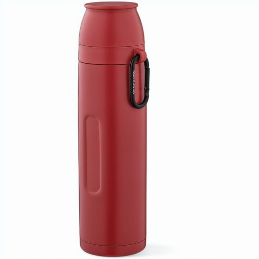 Flinders Thermos recy.Edelstahl, 1080 ml. Mit 2 Bechern und Karabiner (Bild 1)