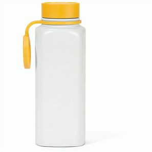 Ural Trinkflasche recy.Edelstahl, 820 ml. 360° Push-Verschluss