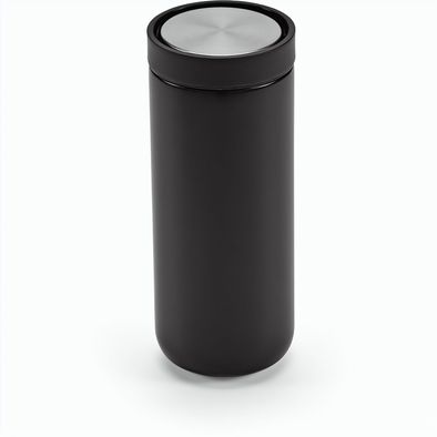 Senegal Reisebecher recy.Edelstahl, 400 ml. Mit 360°Push-Verschluss