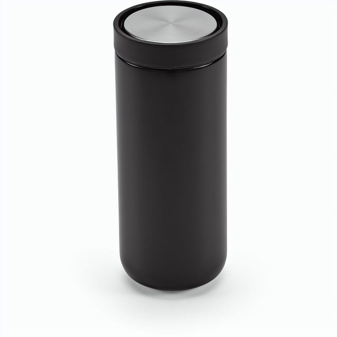 Produktabbildung Senegal Reisebecher recy.Edelstahl, 400 ml. Mit 360°Push-Verschluss Senegal Reisebecher recy.Edelstahl, 400 ml. Mit 360°Push-Verschluss